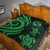 Tonga Polynesian Premium Quilt - Green Tentacle Turtle - Polynesian Pride