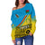 (Custom Personalised) Torba Province Off Shoulder Sweater Vanuatu Proud LT13 - Polynesian Pride