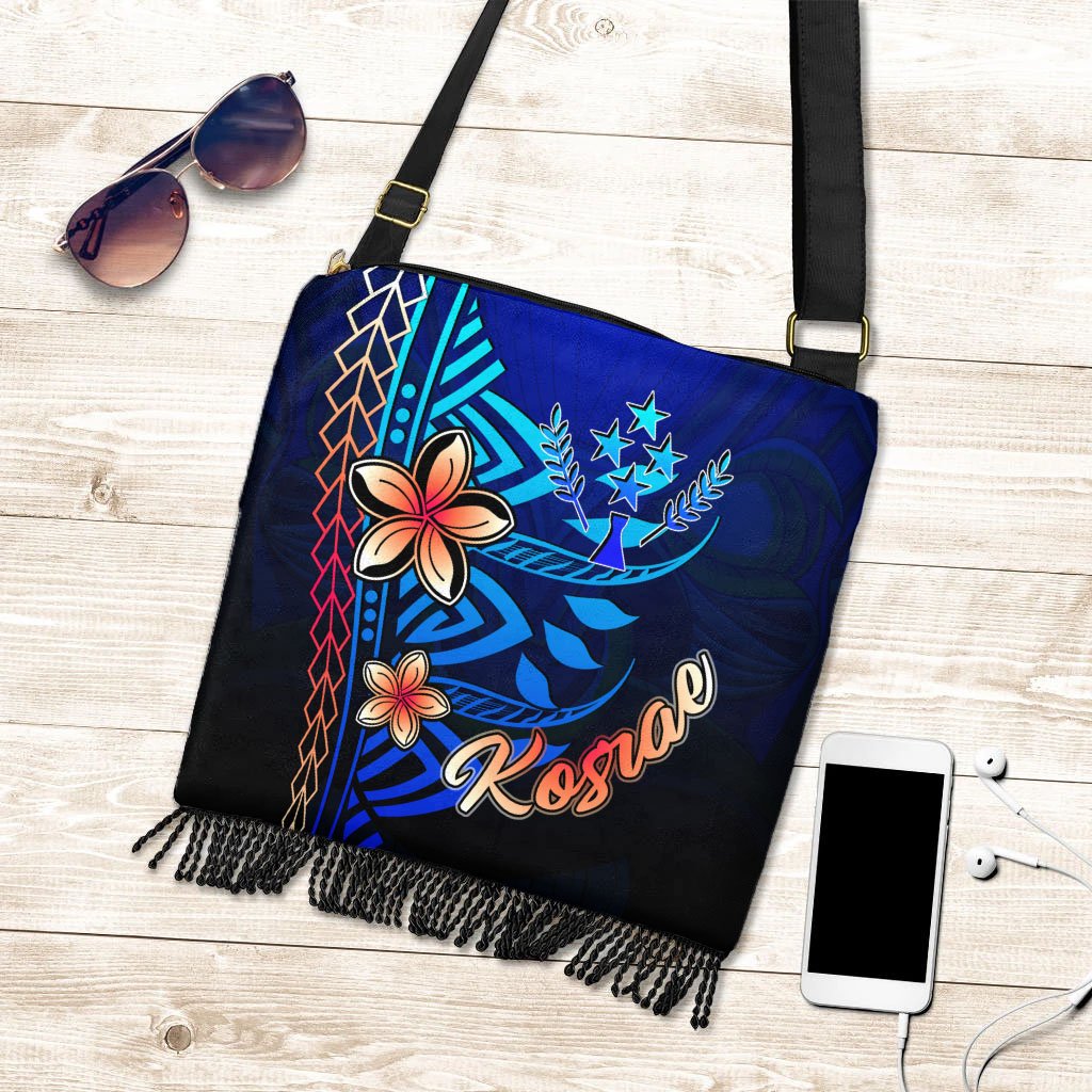 Kosrae Boho Bag - Vintage Tribal Mountain One Style One Size Blue - Polynesian Pride