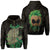 Polynesian Hula Man Helmet Hawaii Zip Hoodie Gold Unisex Gold - Polynesian Pride