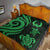 Pohnpei Premium Quilt - Green Tentacle Turtle - Polynesian Pride