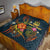 Vanuatu Polynesian Personalised Premium Quilt - Legend of Vanuatu (Blue) - Polynesian Pride