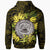 American Samoa Zip up Hoodie Polynesian Ylang Ylang Flowers - Polynesian Pride