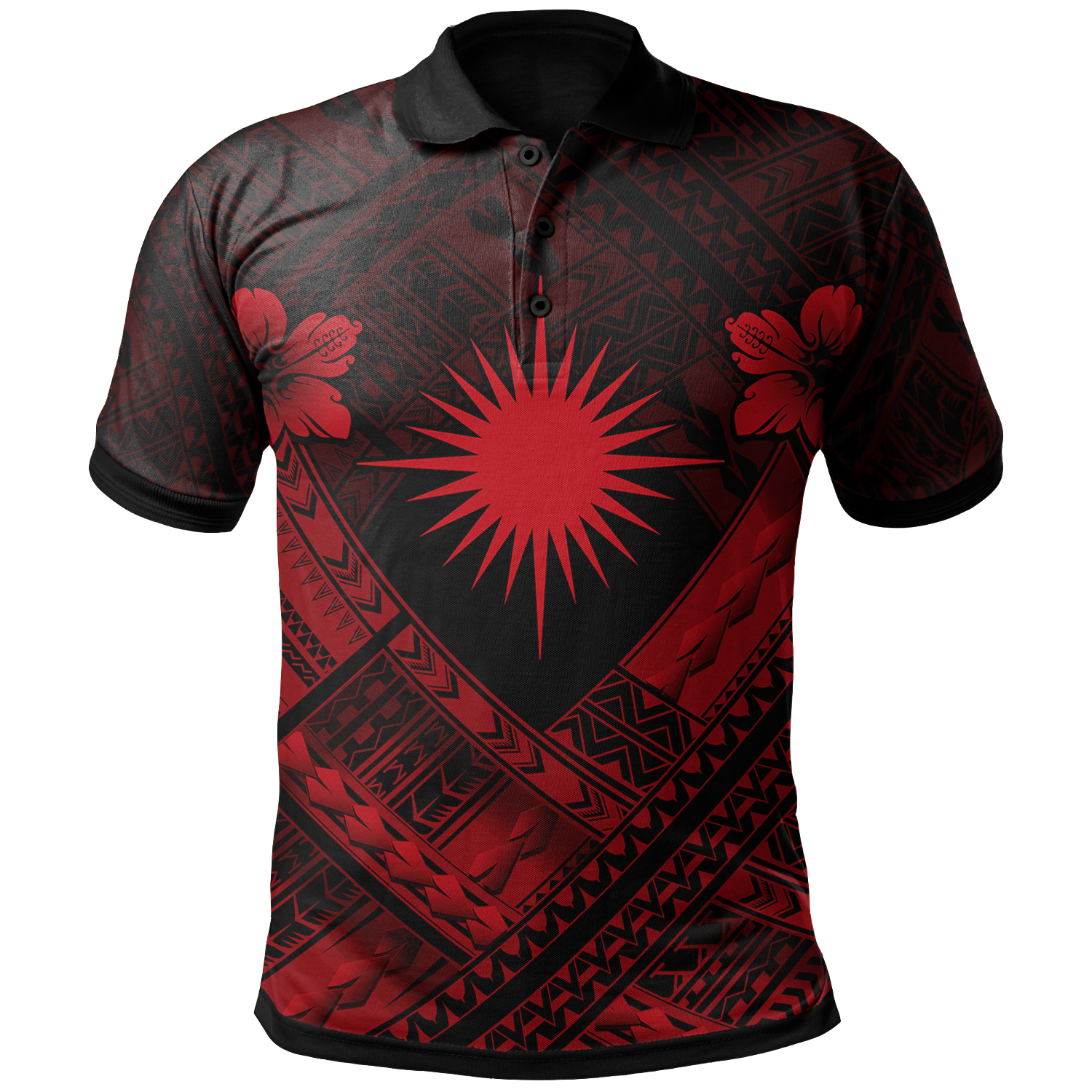 Marshall Islands Polynesian Polo Shirt Marshall Islands Red Flag Camisole Hibiscus Style Unisex Red - Polynesian Pride