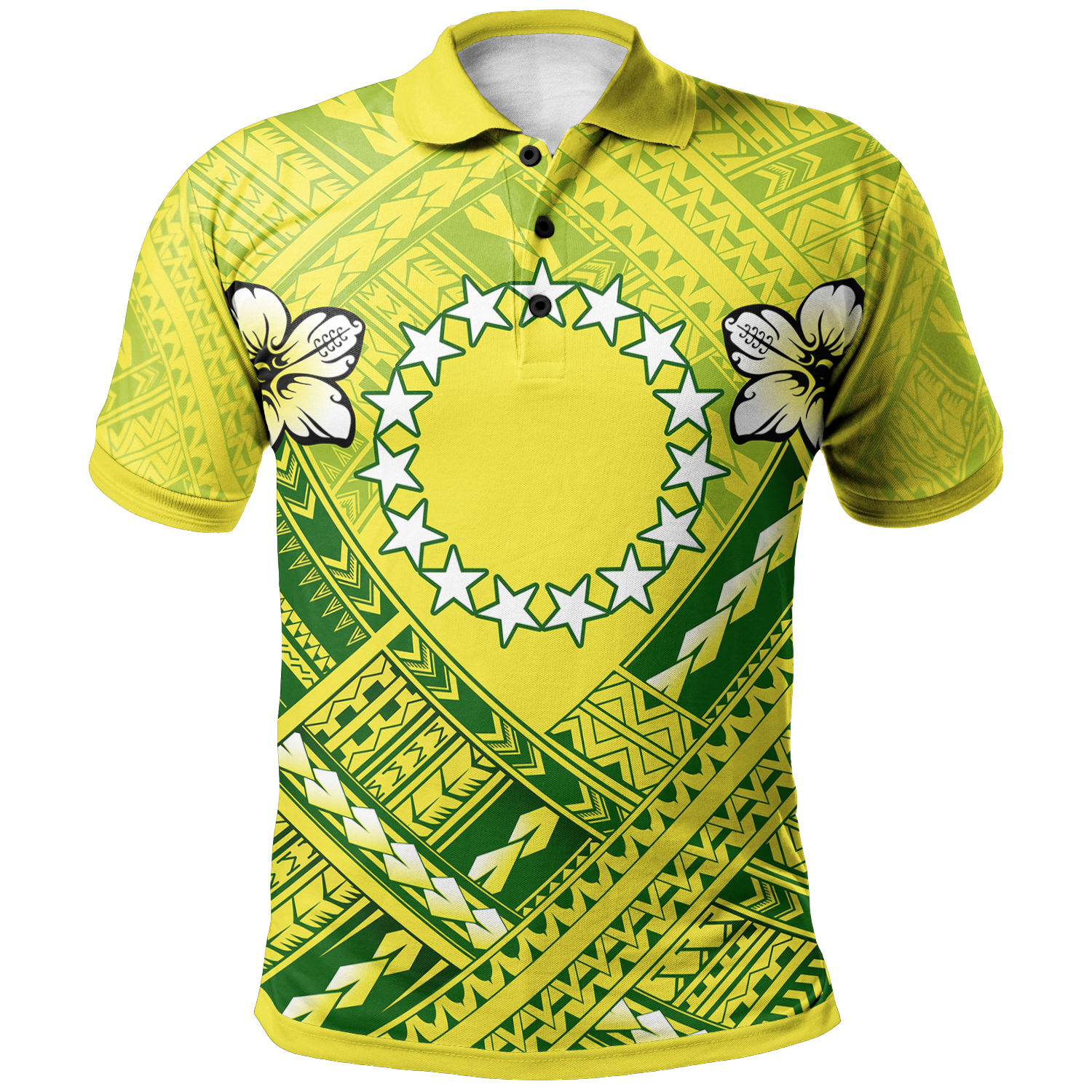 Cook Islands Polynesian Polo Shirt Kuki Airani Flag Camisole Hibiscus Style Unisex Reggae - Polynesian Pride