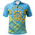 Tuvalu Polynesian Polo Shirt Tuvalu Flag Camisole Hibiscus Style Unisex Blue - Polynesian Pride
