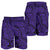 Polynesian Maori Lauhala Violet Men's Short Violet - Polynesian Pride