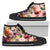 Hawaii Pink Hibiscus High Top Shoe Mens High Top Black - Polynesian Pride