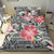 Polynesian Bedding Set - Pink Hibiscus Flower With Tapa Pattern - Polynesian Pride