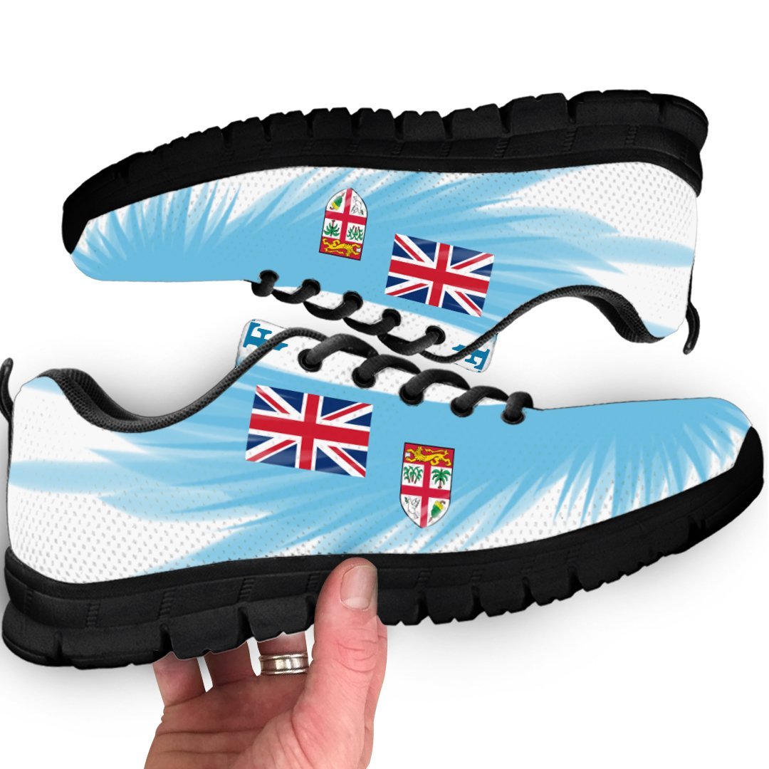 Fiji Sneakers - Fiji Flag In Wings - A7 - Polynesian Pride