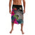 Custom Fiji Tapa Lavalava Black Fijian Masi Be Loved Hibiscus LT13 Black - Polynesian Pride