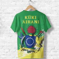 Cook Islands T Shirt Polynesian Flag Coat of Arms Special - Polynesian Pride