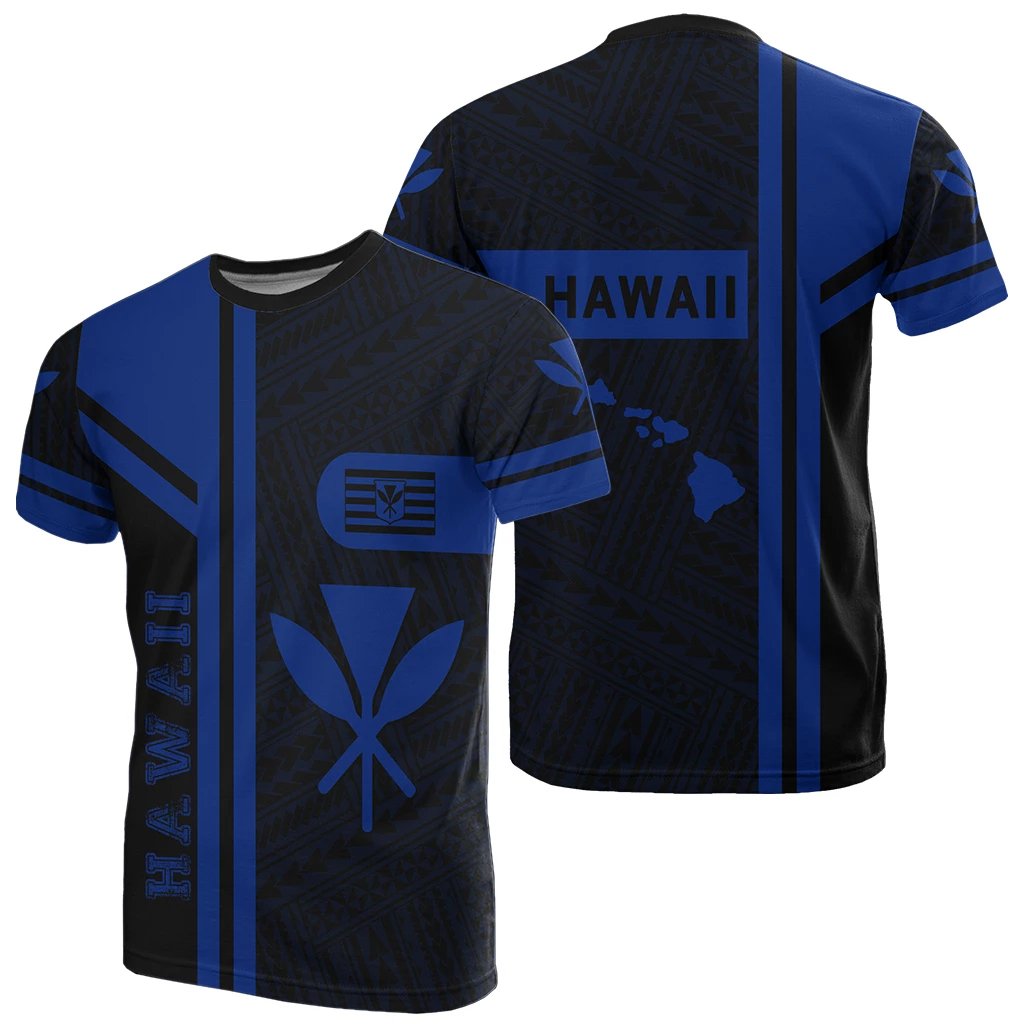 Kanaka Polynesian T Shirt Blue Morale Style Unisex Blue - Polynesian Pride