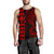 Kanaka Map Polynesian Red Tank Top - Polynesian Pride