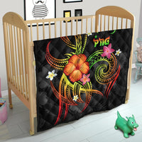 Papua New Guinea Polynesian Premium Quilt - Legend of Papua New Guinea (Reggae) - Polynesian Pride