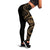 Hawaii Polynesian Leggings - Felicity Style - Gold White - Polynesian Pride