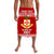 Custom Kolisi Tonga Lavalava Class Year and Your Text LT13 Red - Polynesian Pride