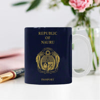 Nauru Passport White Mug(11OZ) - Polynesian Pride