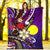 Palau Premium Blanket - Tribal Flower With Special Turtles Purple Color - Polynesian Pride