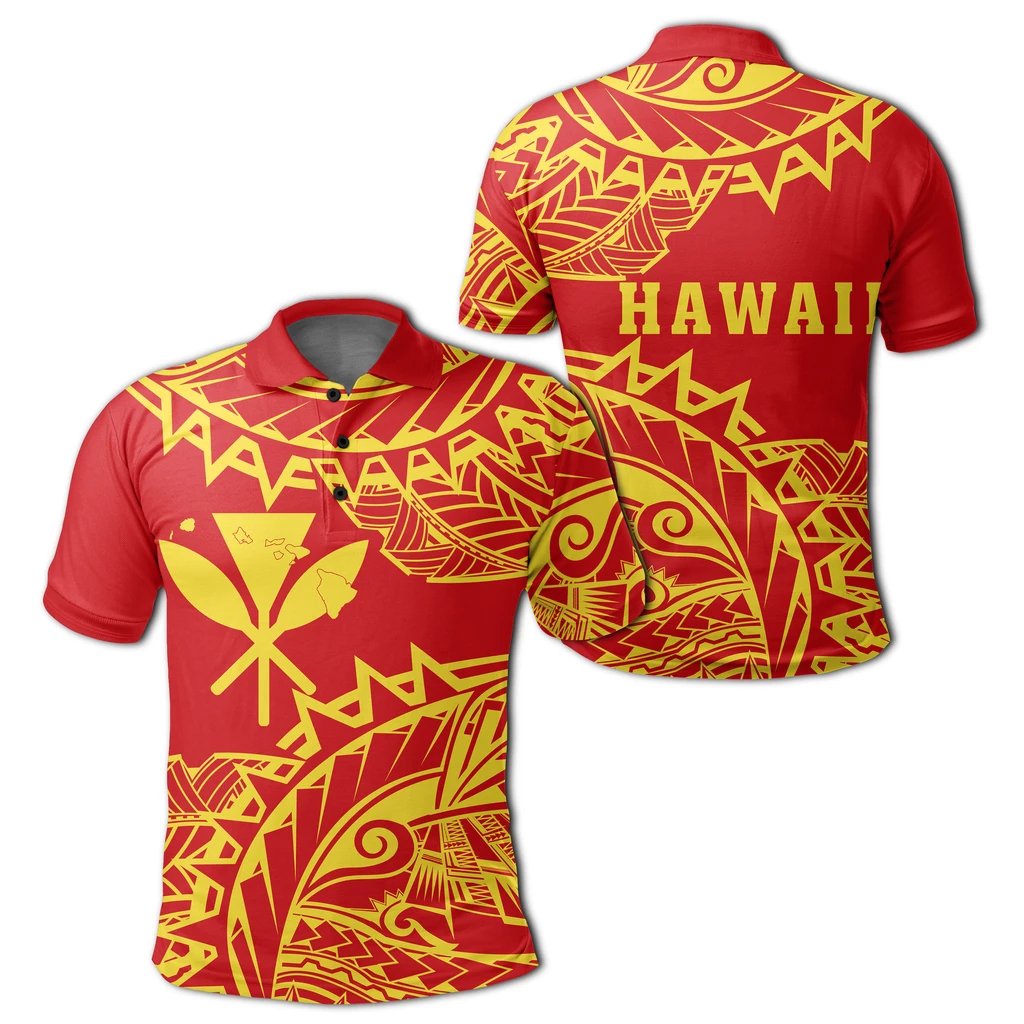 Kanaka Polynesian Polo Shirt Viva Style Unisex White - Polynesian Pride