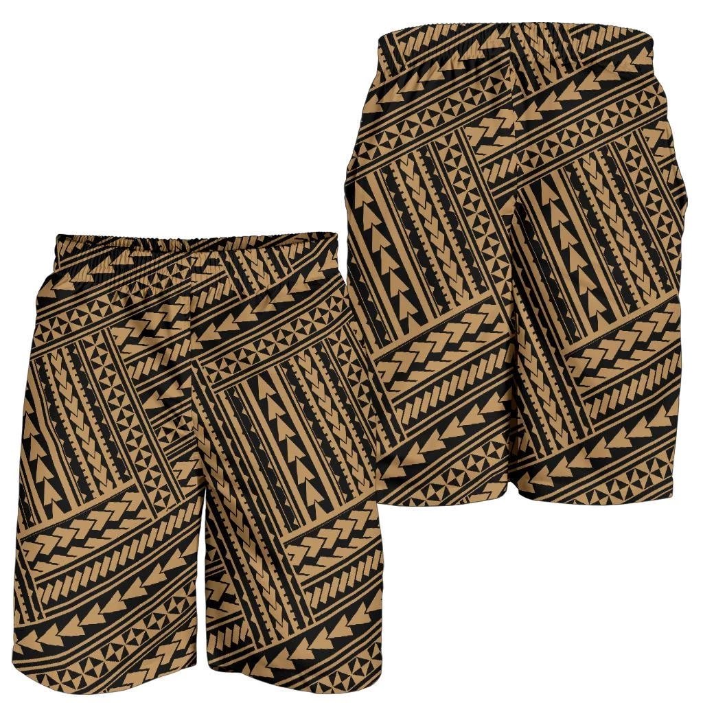 Polynesian Nation Gold Men's Short Gold - Polynesian Pride