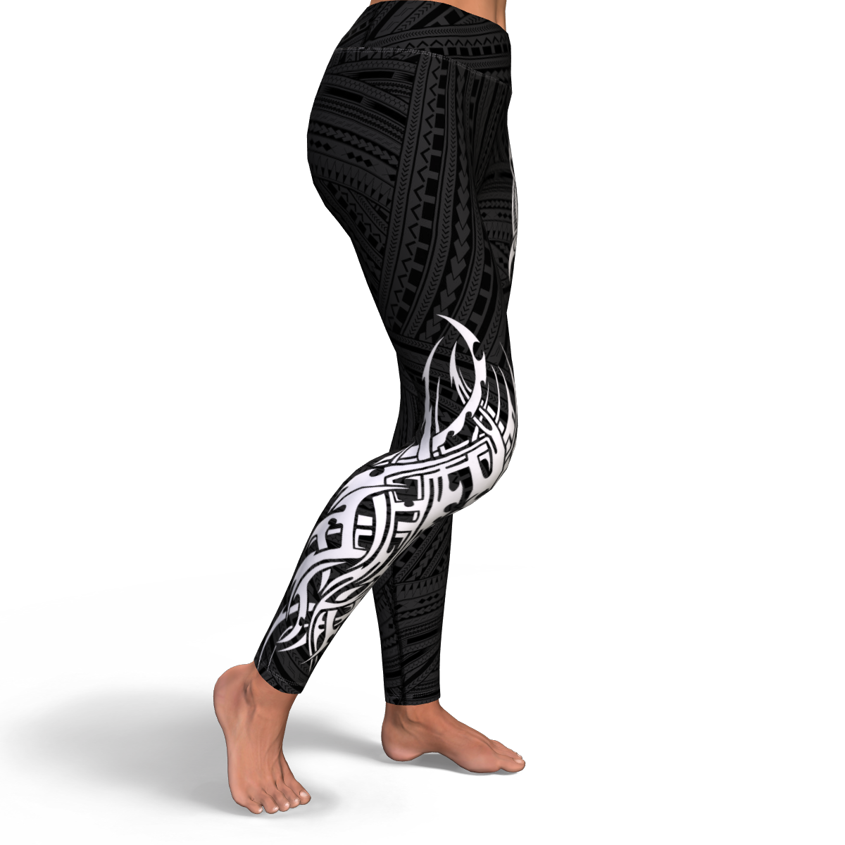 Polynesian Legging - Polynesian Tattoo Design Legging NN0 - Polynesian Pride