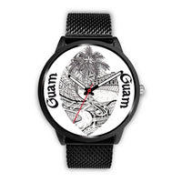 Guam Watch - Guam Polynesian Black Metal Mesh - Polynesian Pride