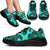 Polynesian Turtle Palm And Sea Pebbles Turquoise Chunky Sneakers - Polynesian Pride