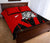 Aotearoa Bulldog Maori Quilt Bed Set - Red - Polynesian Pride