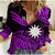 (Custom Personalised) Nauru Polynesian Hibiscus Naoero Purple Women Casual Shirt LT14 Female Purple - Polynesian Pride