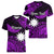 (Custom Personalised) Nauru Polynesian Hibiscus Naoero Purple Women V Neck T Shirt LT14 Female Purple - Polynesian Pride