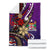 Fiji Premium Blanket - Tribal Flower With Special Turtles Purple Color - Polynesian Pride