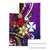 Wallis and Futuna Premium Blanket - Tribal Flower With Special Turtles Purple Color - Polynesian Pride