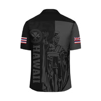 Polynesian Pride Shirt - Hawaii King Polynesian Hawaiian Shirt - Lawla Style Gray - Polynesian Pride