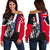 Polynesian Pride Sweater - Hawaii King Flag Women's Off Shoulder Sweater - Polynesian Pride