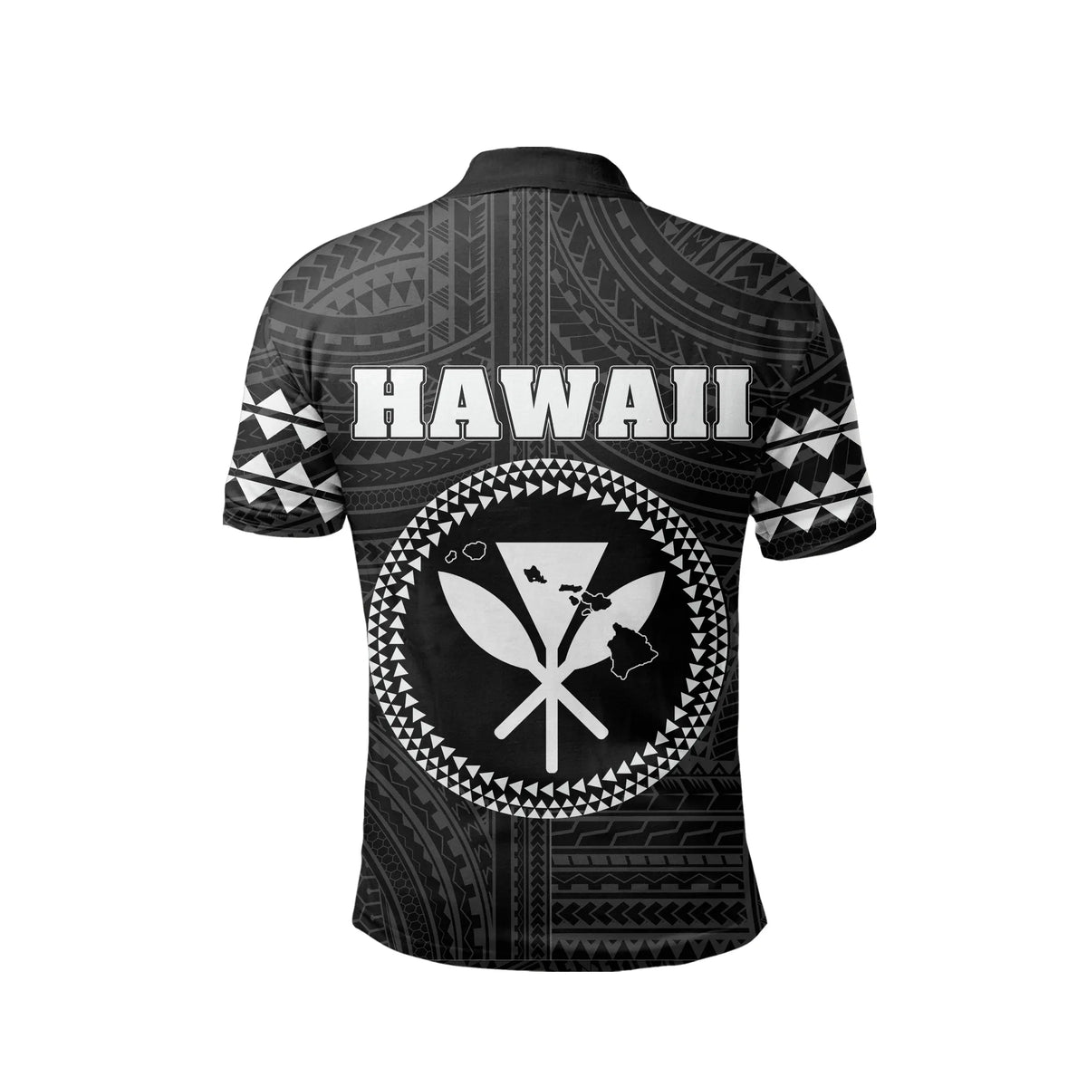 Polynesian Pride Shirt Hawaii King Kanaka Kakau Polo Shirt - Polynesian Pride