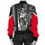 Polynesian Pride Jacket - Hawaii King Flag Polynesian Women's Bomber Jacket - White - Polynesian Pride