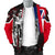 Polynesian Pride Jacket - Hawaii King Flag Polynesian Men's Bomber Jacket - Red - Polynesian Pride