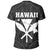 Polynesian Pride Tee Hawaii King Coat Of Arms Kanaka Map Polynesian T Shirt White - Polynesian Pride