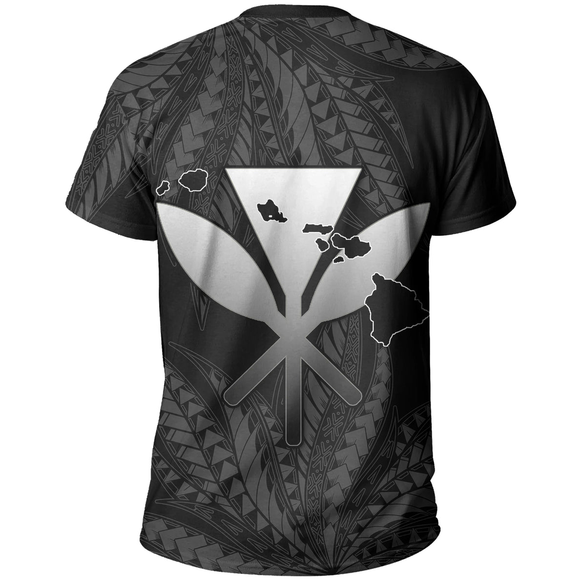 Polynesian Pride Tee Hawaii King Polynesian T shirt Durk Style Gray - Polynesian Pride