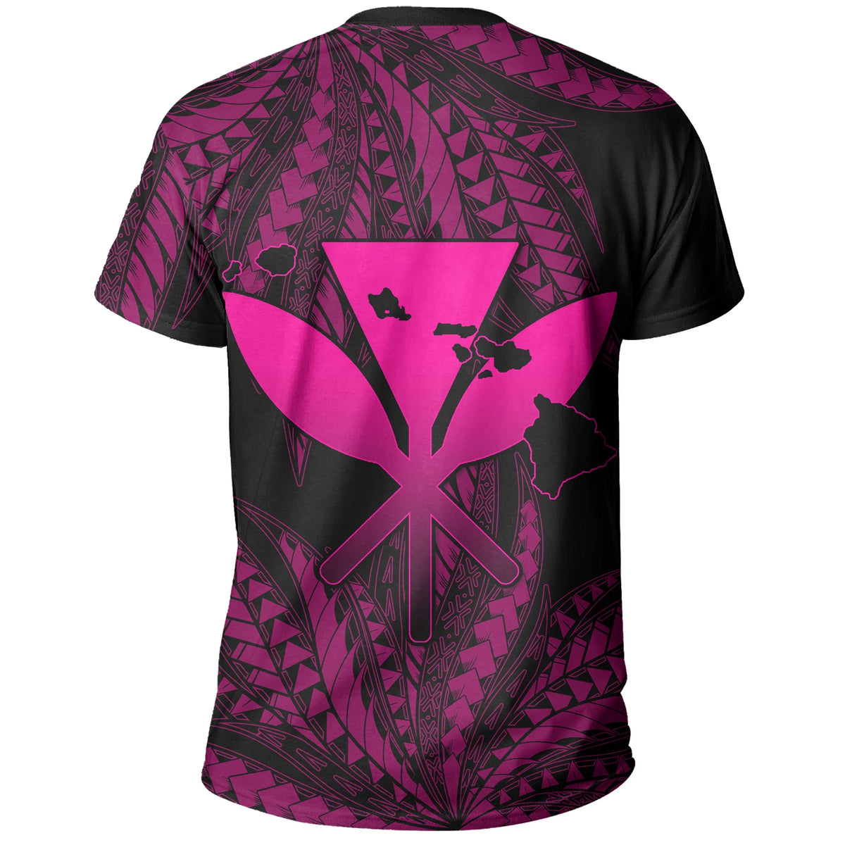 Polynesian Pride Tee Hawaii King Polynesian T shirt Durk Style Pink - Polynesian Pride