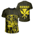 Polynesian Pride Tee Hawaii King Coat Of Arms Kanaka Map Polynesian T Shirt Yellow - Polynesian Pride