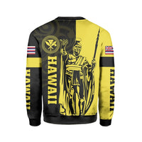 Polynesian Pride Shirt - Hawaii King Polynesian Sweatshirt - Lawla Style Yellow - Polynesian Pride