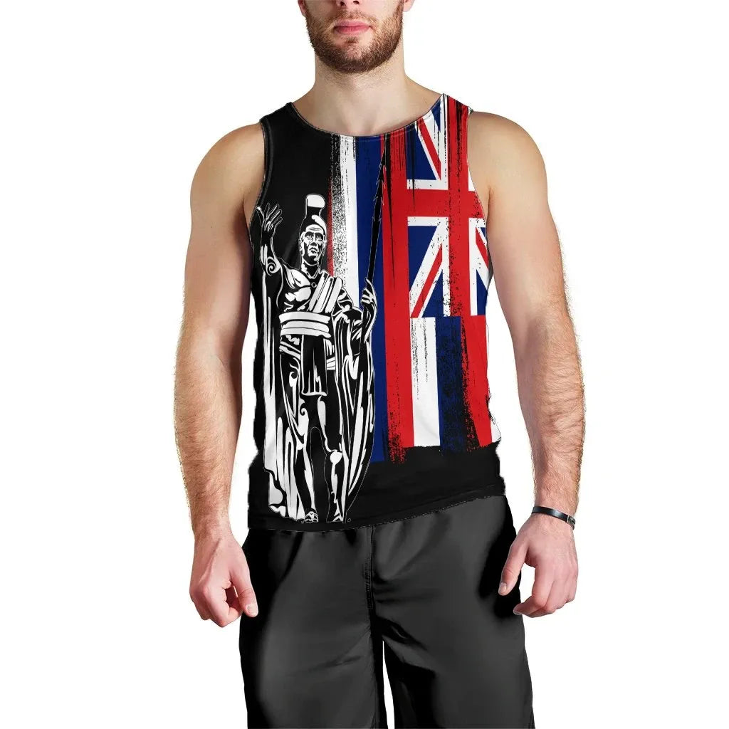 Polynesian Pride Clothing - Hawaiian - Hawaii King Flag Tank Top - Polynesian Pride