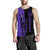 Polynesian Pride Clothing - Hawaii King Polynesian Men's Tank Top - Lawla Style Purple - Polynesian Pride