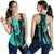 Polynesian Pride Clothing - Hawaii King Polynesian Women's Racerback Tank - Lawla Style Turquoise - Polynesian Pride