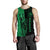 Polynesian Pride Clothing - Hawaii King Polynesian Men's Tank Top - Lawla Style Green - Polynesian Pride