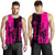 Polynesian Pride Clothing - Hawaii King Polynesian Men's Tank Top - Lawla Style Pink - Polynesian Pride