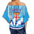 Polynesian Pride Fiji Clothing - Fijian Tapa Flag Off Shoulder Wrap Waist Top - Polynesian Pride