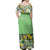 NE Fiji Bula Dress - Tropical Mix Off Shoulder Long Dress - Polynesian Pride